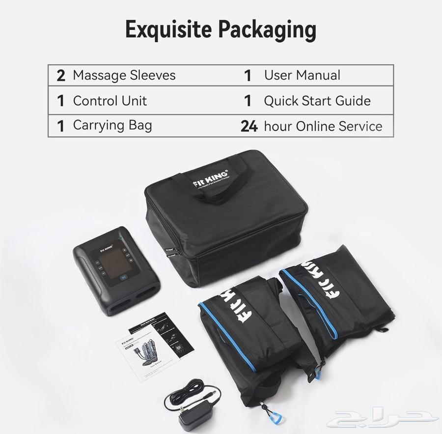 FitKing Air Pressure Recovery System Portable Rechargeable Leg Massager63655308654465111
