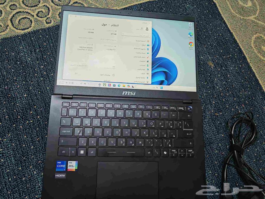 لابتوب Msi cor I7 الجيل 13 باقي في ضمانه سنه و4 شهور من جرير63655319692289112