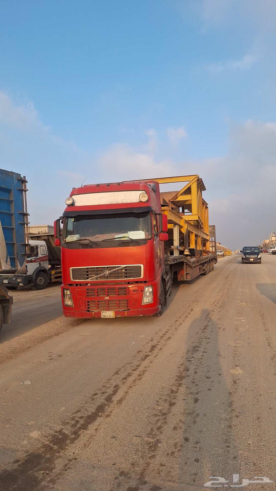 18-meter empty container in Riyadh, Pakistani driver63679496804099110
