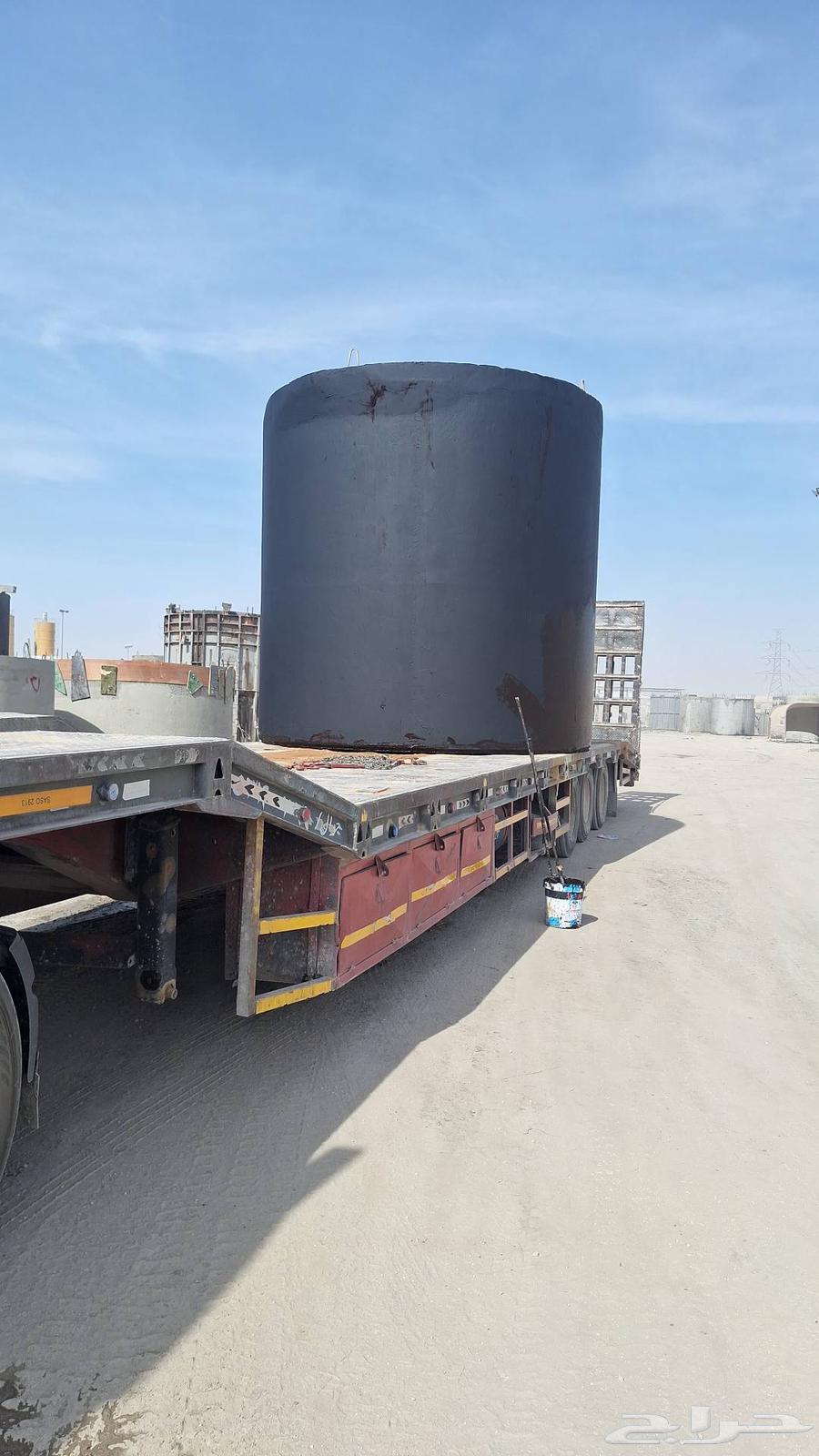 18-meter empty container in Riyadh, Pakistani driver63679496804099114
