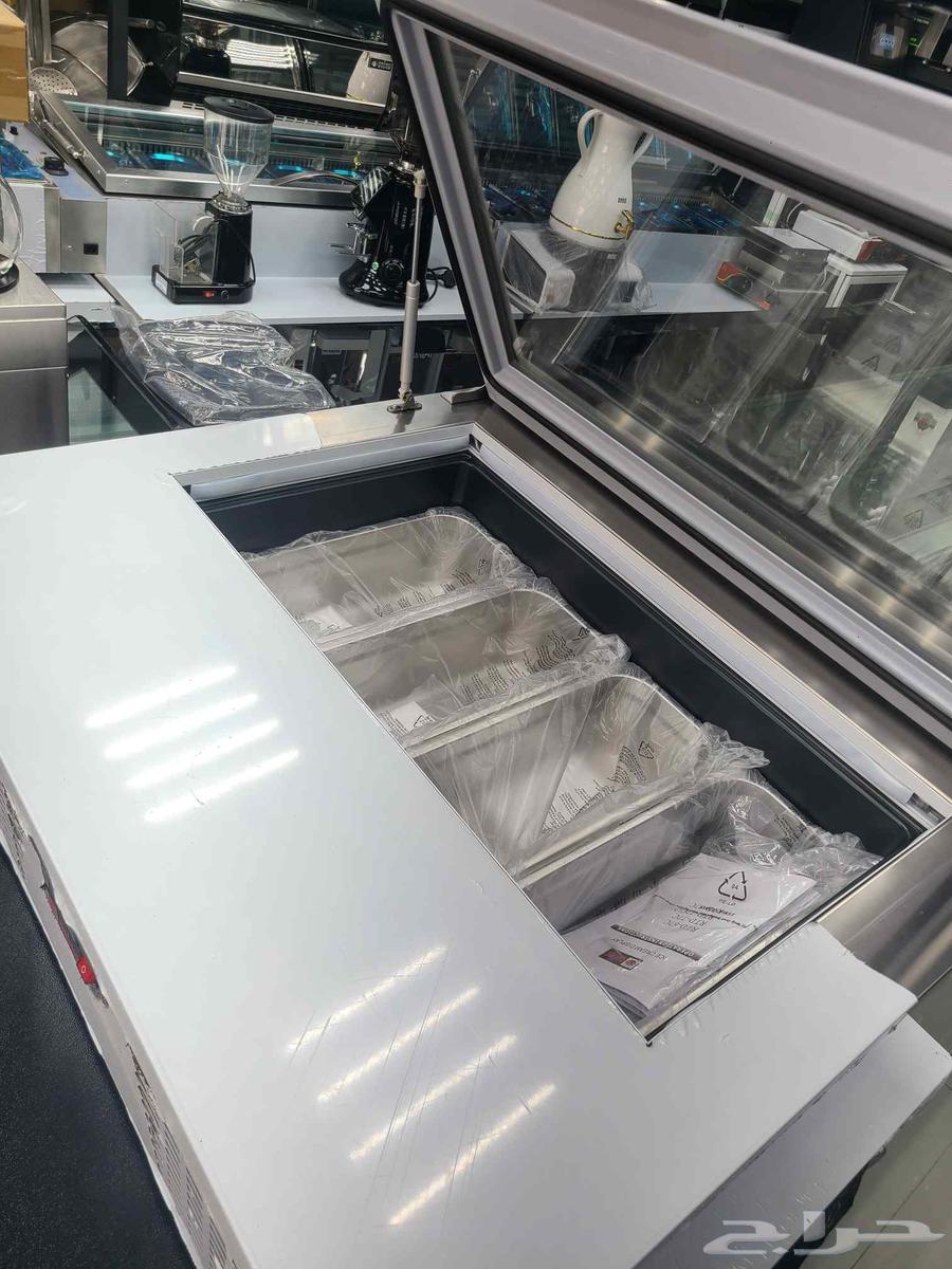 ثلاجة عرض ايسكريم فوق الطاولة نوعية ممتازة وسعر مناسب63655518900993114