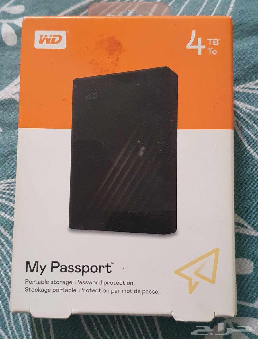 للبيع هاردخارجى wd سعه 4 تيرا جديد لم يفتح العلبه ب 35063655420638977110