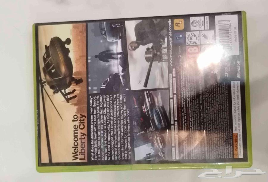 للبيع أو البدل   شريط GTA IV (قراند 4) Xbox 36063655516819970110