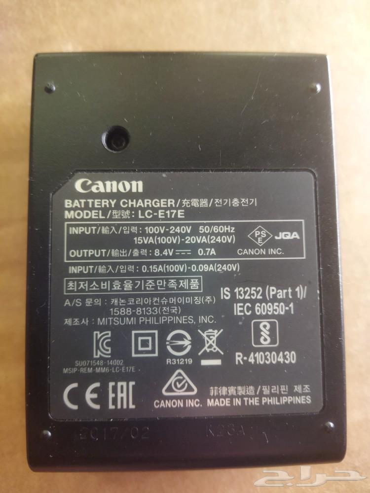 شاحن بطاريات كانون اصلي وكالة Canon Charger63655423385858111
