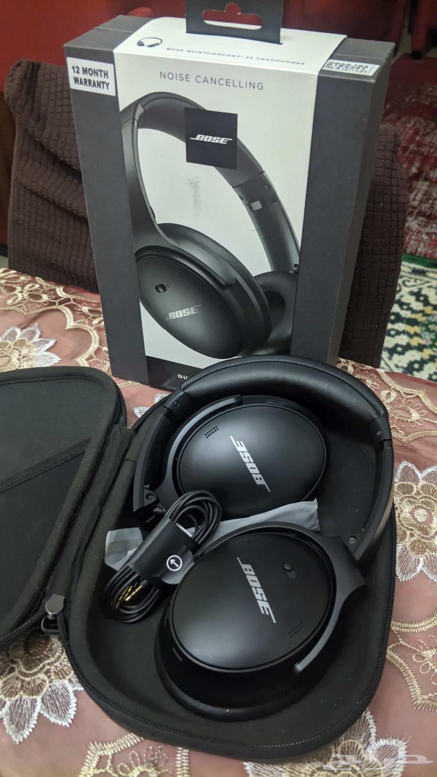 Original Bose QC45 headphones with all accessories and box63655614935810114