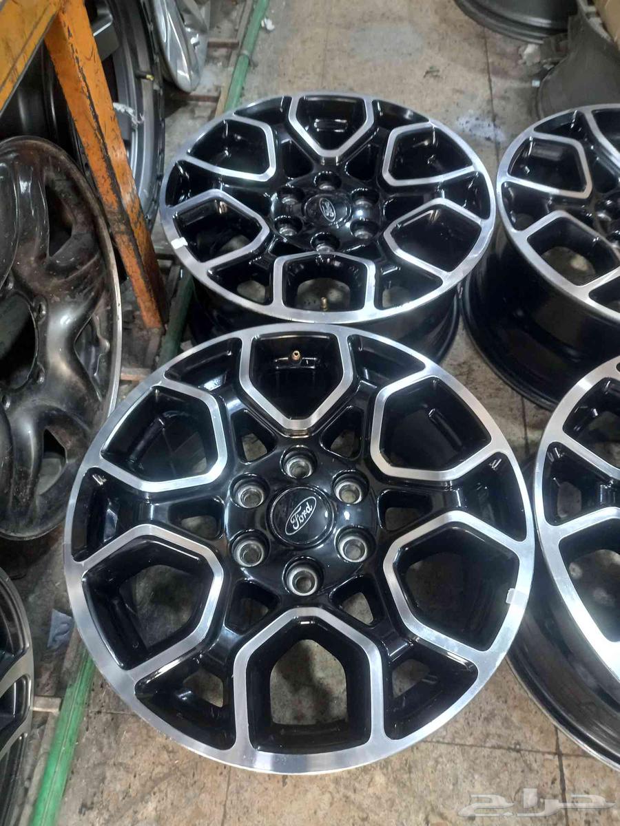 جنوط فورد F150 مقاس 18 اصلي وكاله موديل 202363699268867969112