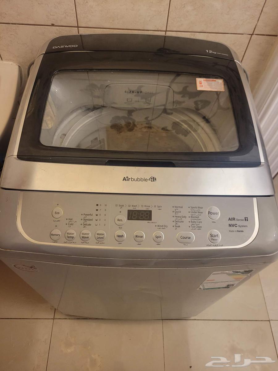 غسالة دايو 12 كيلو نظيف جدا جدا وتعمل بدون مشاكل63655707351811111
