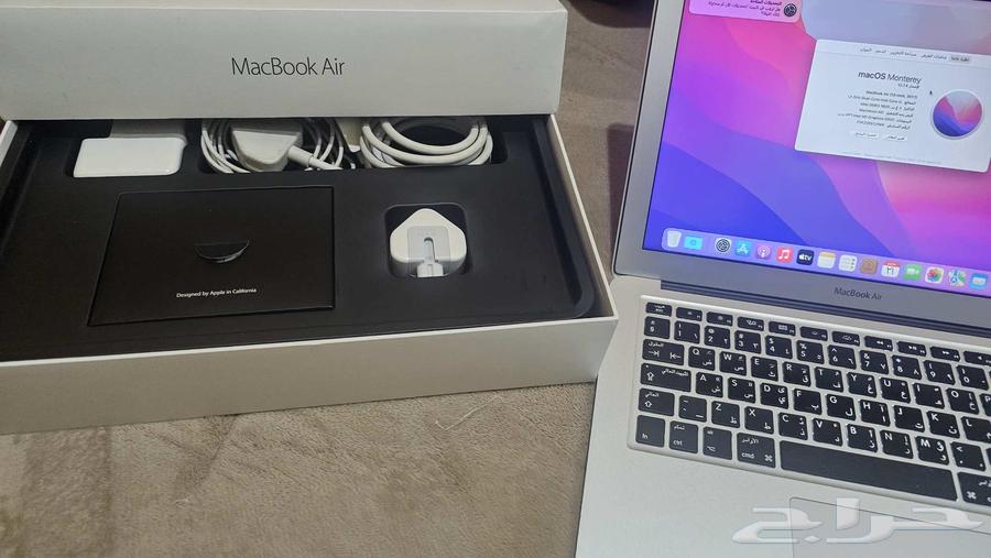 لابتوب ابل ماك بوك اير نظيف جدا63655710879490110