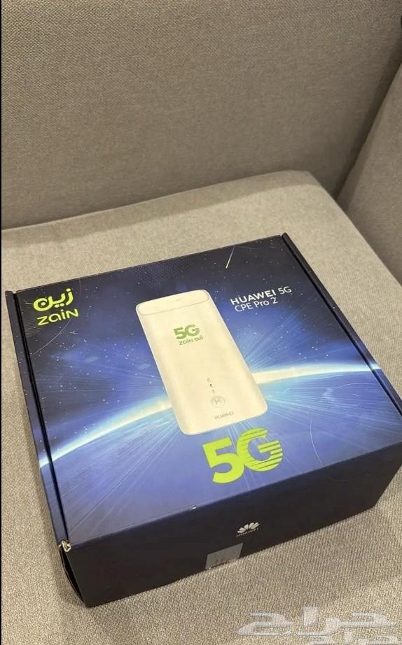 مودم شركة زين 5G مستخدم لمدة يومين فقط نظيف بكرتونه63656372939906110
