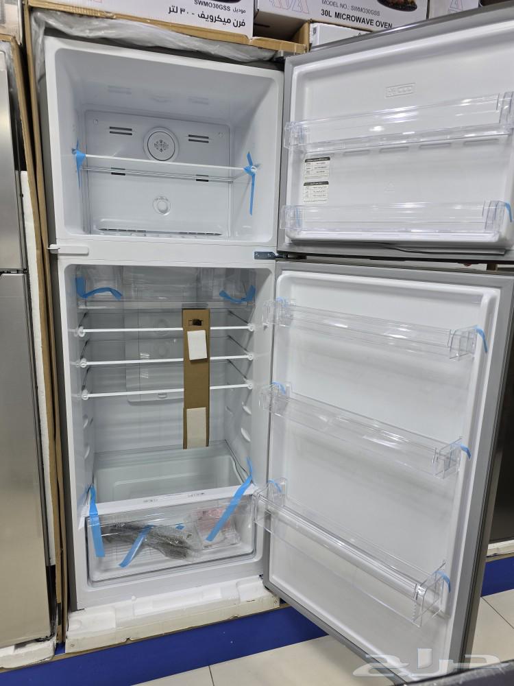 15 cubic feet large refrigerator, double door, silver stainless steel, new, 10-year warranty63656877923459112