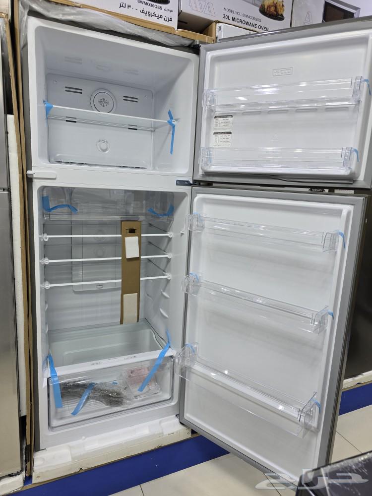 15 cubic feet large refrigerator, double door, silver stainless steel, new, 10-year warranty63656877923459111