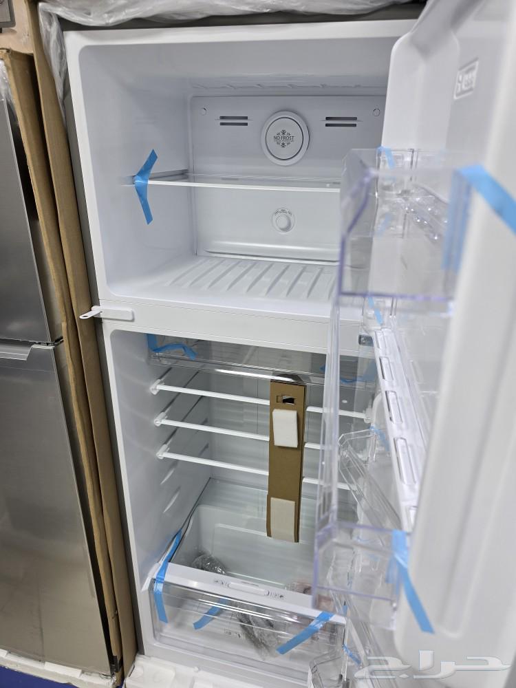 15 cubic feet large refrigerator, double door, silver stainless steel, new, 10-year warranty63656877923459114