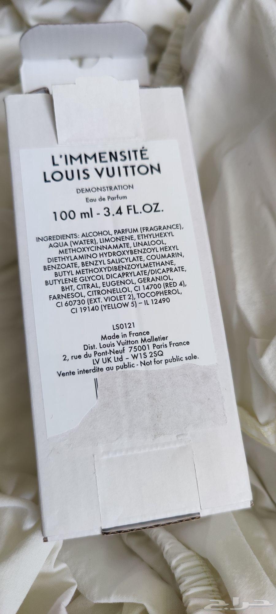 L mmensit Louis Vuitton 100ml used Tester63655707692161112