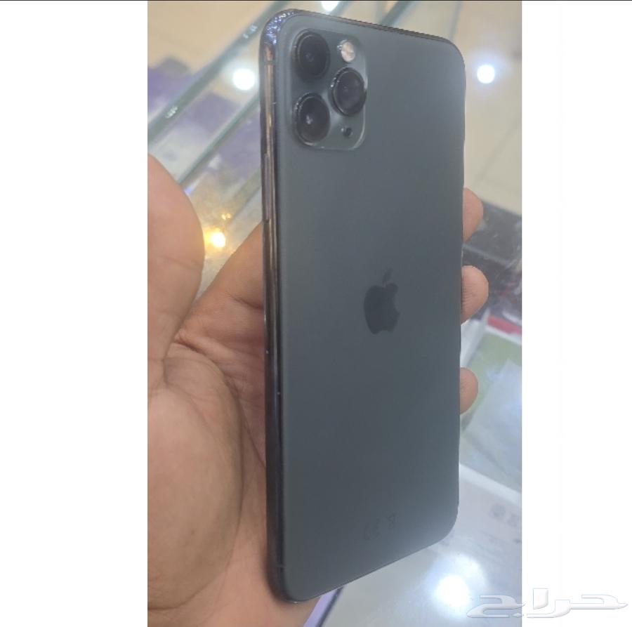 جوال آيفون مستخدم 11 برو ماكس 256 قيقا نظيف جدا63655715820161112