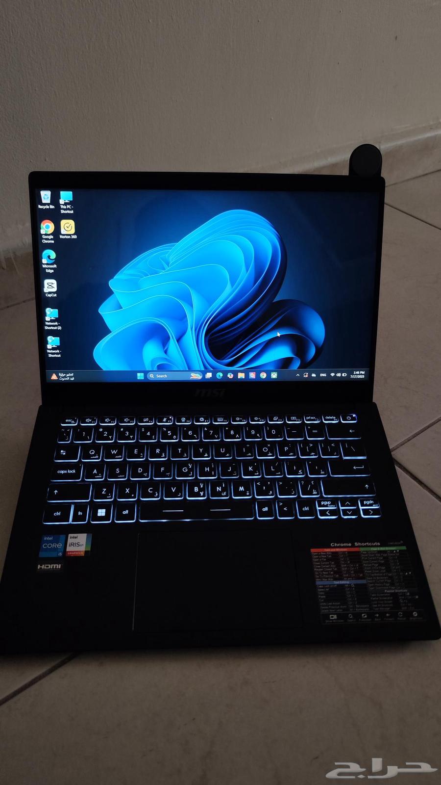 للبيع لابتوب ام إس آي احترافي63667684393218110