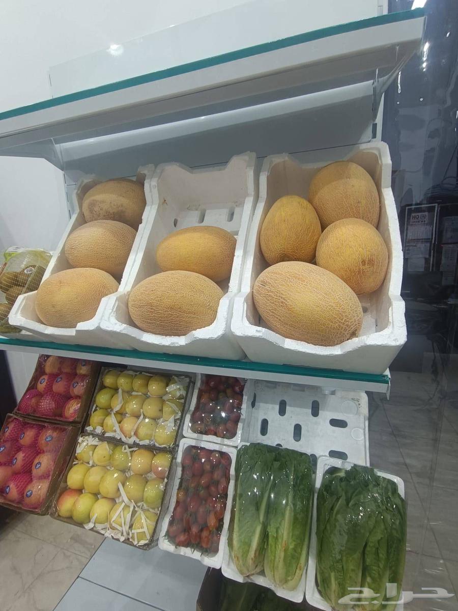 رفوف محل خضار شبه جديد63667680800771112