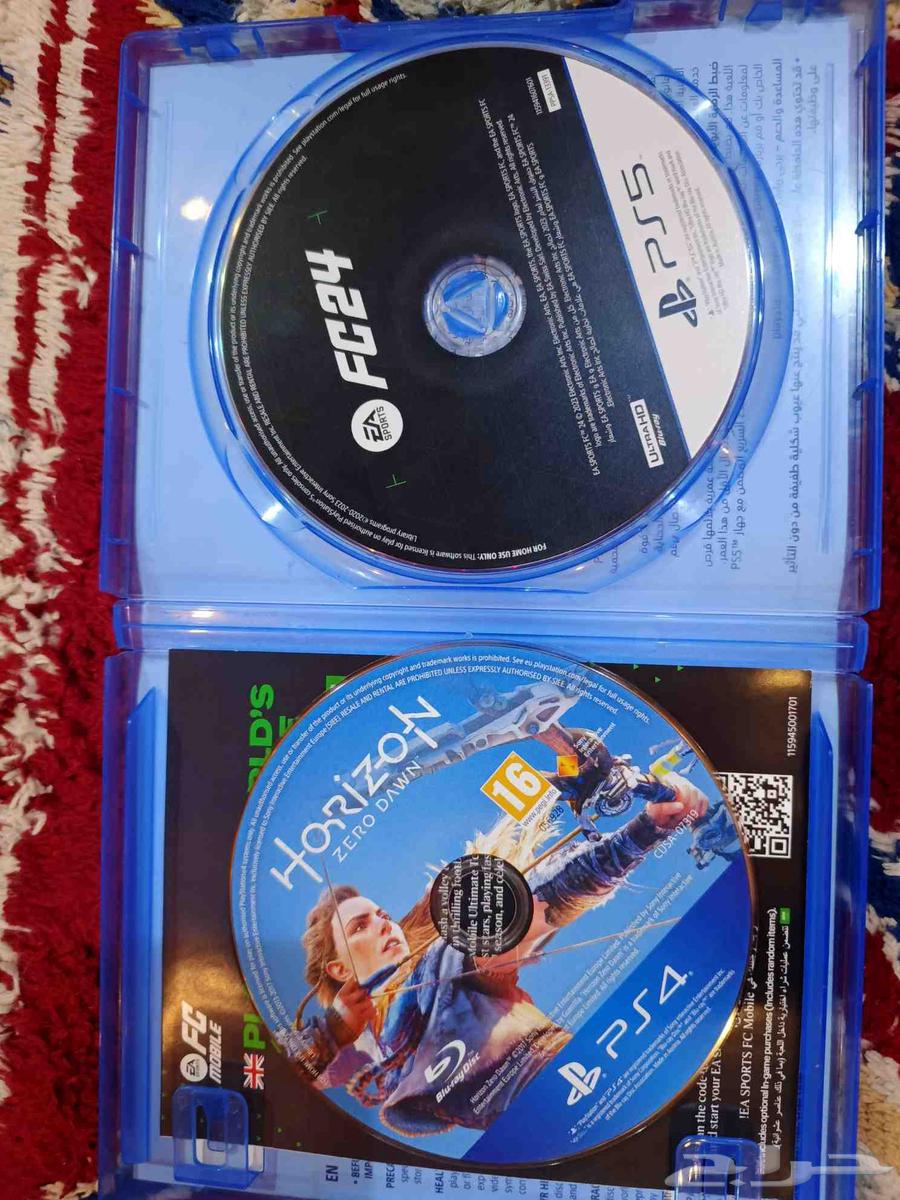 FIFA 24 tape and Horizon Zero Dawn tape, very clean63667684738817110