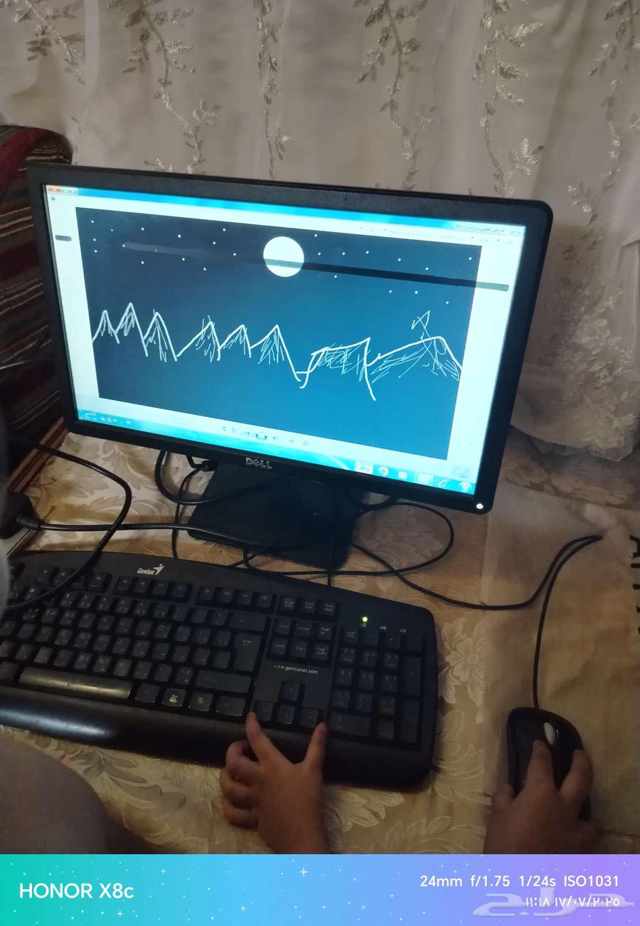 Computer with monitor, mouse, and speaker box; reason for sale is we don't have enough space63667682474755110
