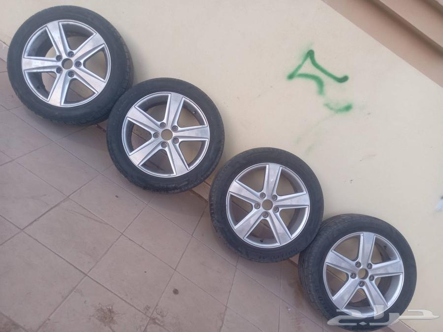 جنوط مقاس 17 اصليه وكاله مع الكفرات بحاله جيده جدآ63700440138115113