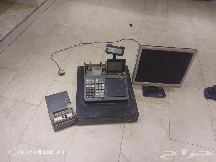 Cashier, cashier screen, and invoice printer, all clean63667549168513110