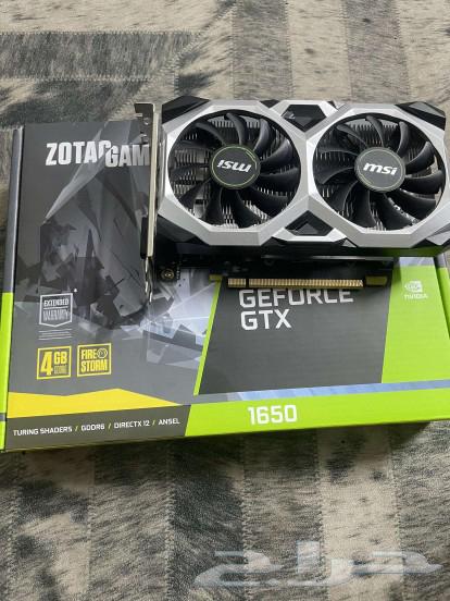 gtx 1650 جديد ما استخدمته سبب البيع جبت لافضل63667688649219113