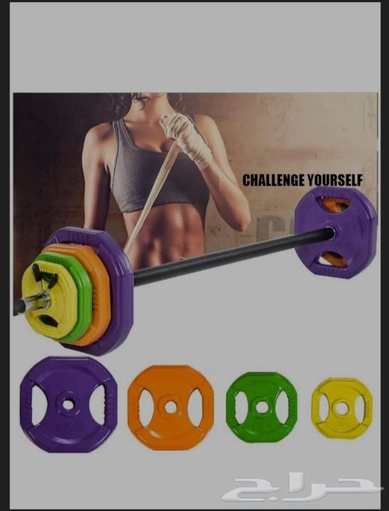 عرض لفتره محدودة بار مع أوزان أوزان حديد ملونة وزن 40kg63667684986626113