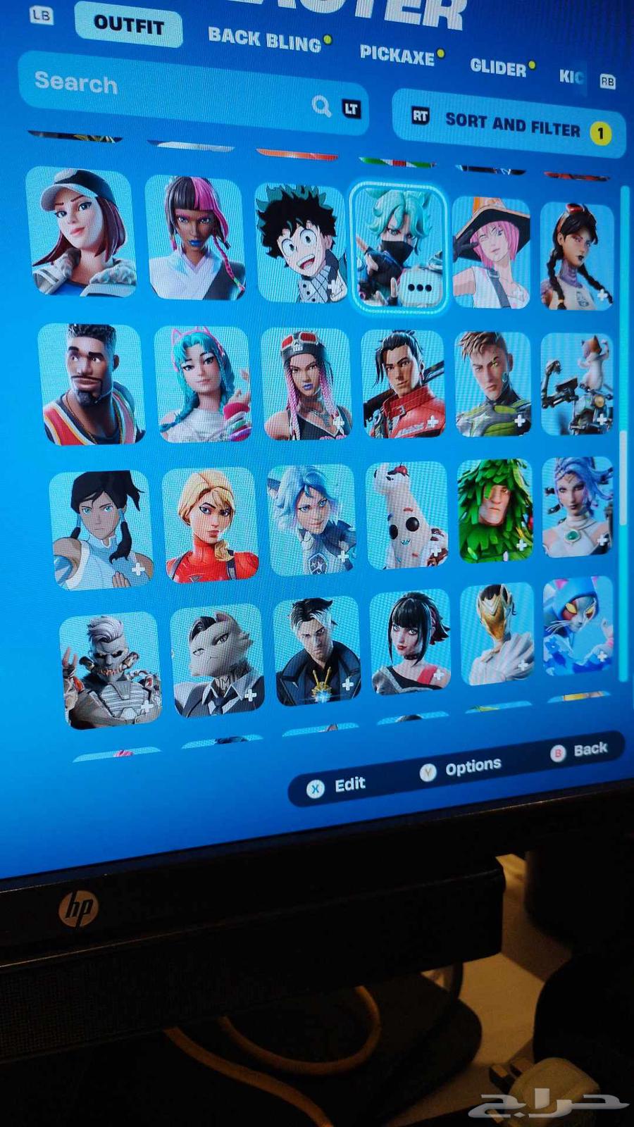 حساب فورت نايت مع طور الزومبي النادر 155 سكن فيبوكس vbucks63669916920705114