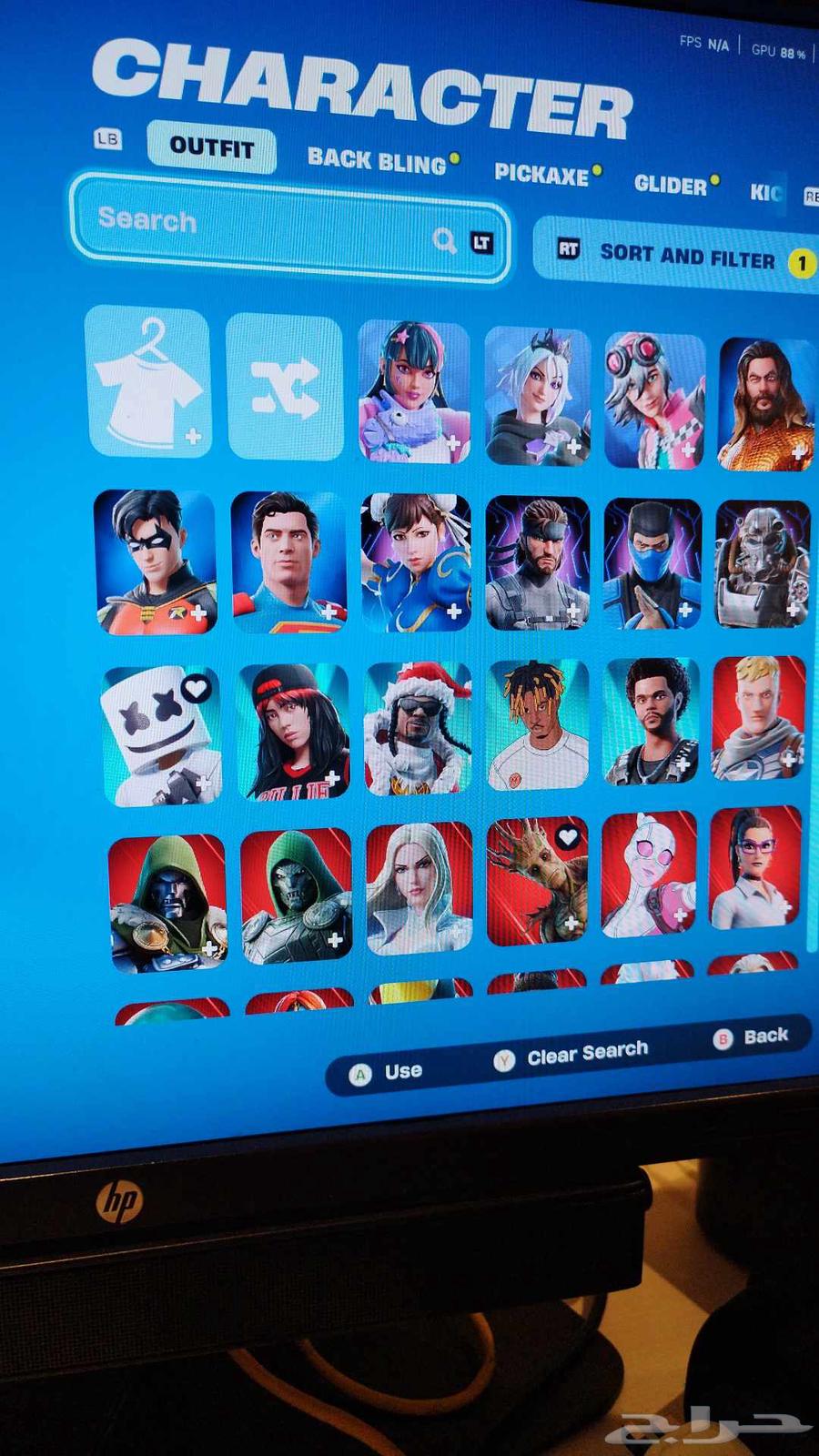 حساب فورت نايت مع طور الزومبي النادر 155 سكن فيبوكس vbucks63669916920705110