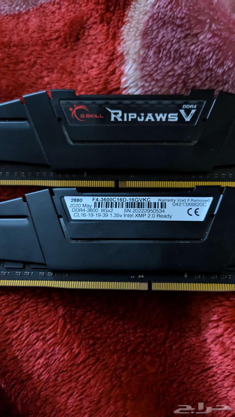 16 قيقا رام g.skill ripjaws ddr463667808789634110