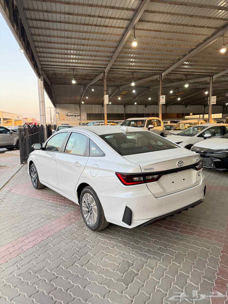 تويوتا يارس بلس ابيض سعودي بطاقه 202663722772376834113