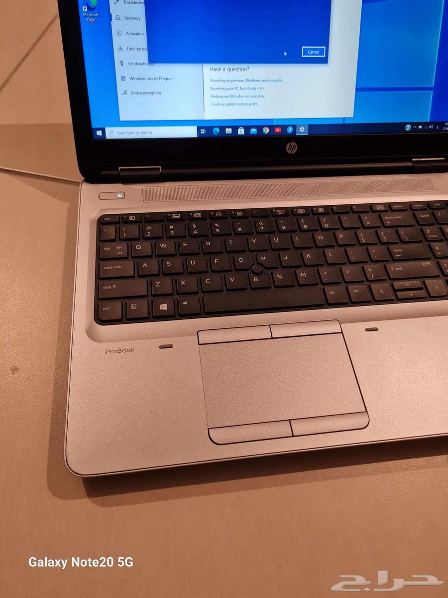 لاب توب HP بحالة ممتازة63673562137858111