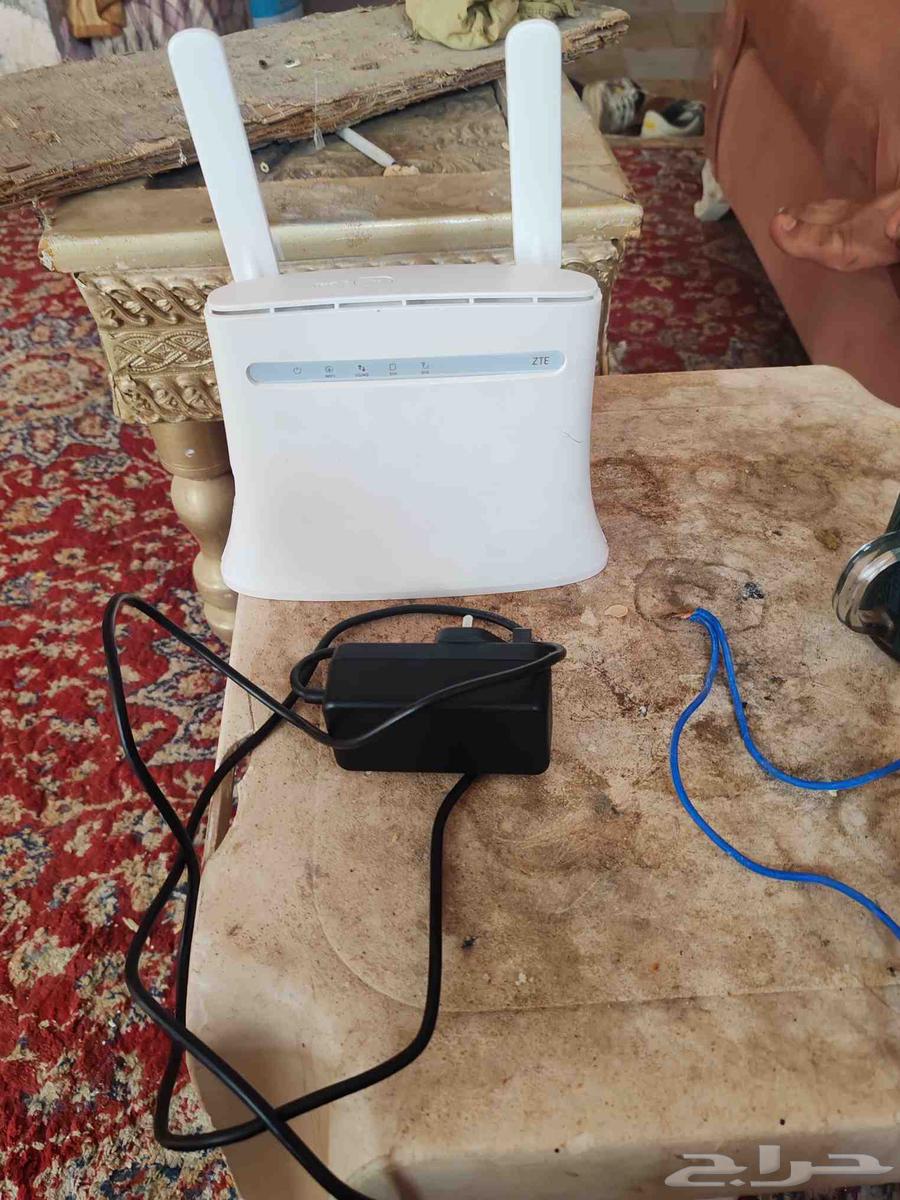راوتر zte 4g يعمل بكفائه عاليه سبب البيع استخدام الفايبر63668923851138110