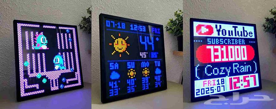 شاشة عرض بكسل LED حديثة مناسبة لسيت اب القيمرز واليوتوبرز63670089484163112