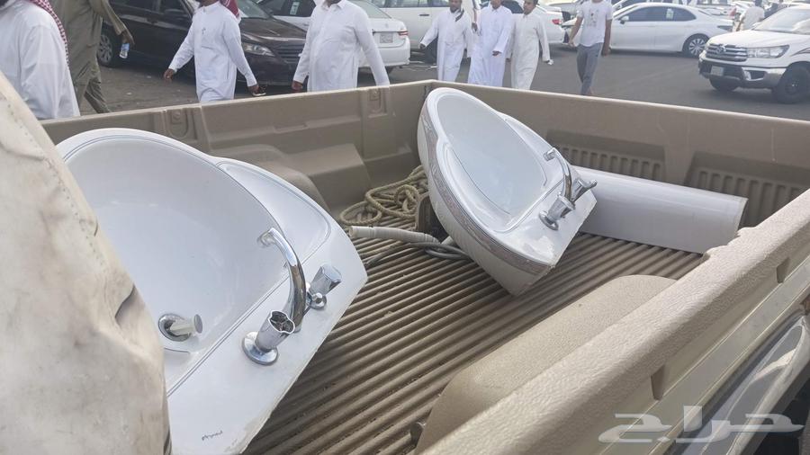 Two Saudi ceramic marble sinks with mixers price 15063671748619393114