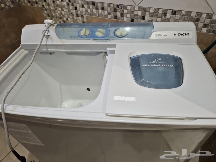 غساله حجم كبير هيتاشي مستعمله حوضين63671498132609110
