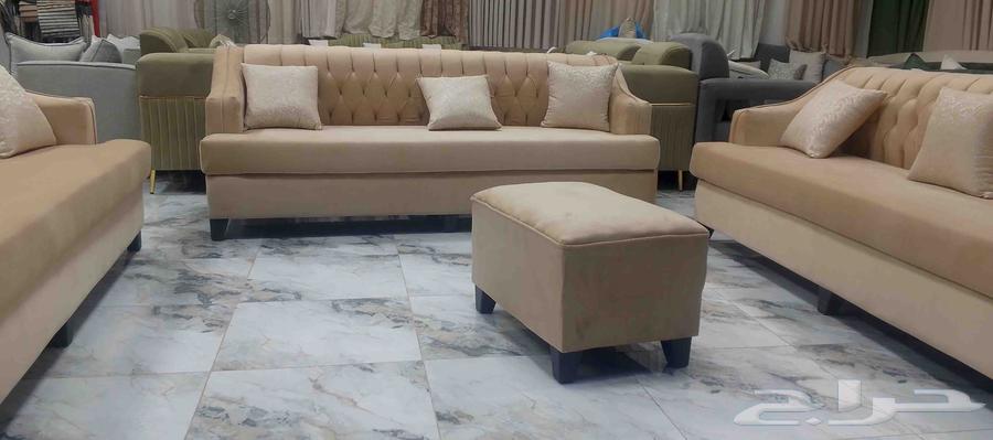 طقم كنب 11 شخص ثلاث كبير واثنين مفرد جاهز وبسعر المصنع63667806737154114