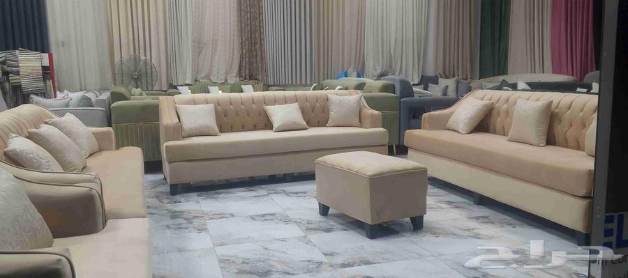 طقم كنب 11 شخص ثلاث كبير واثنين مفرد جاهز وبسعر المصنع63667806737154112