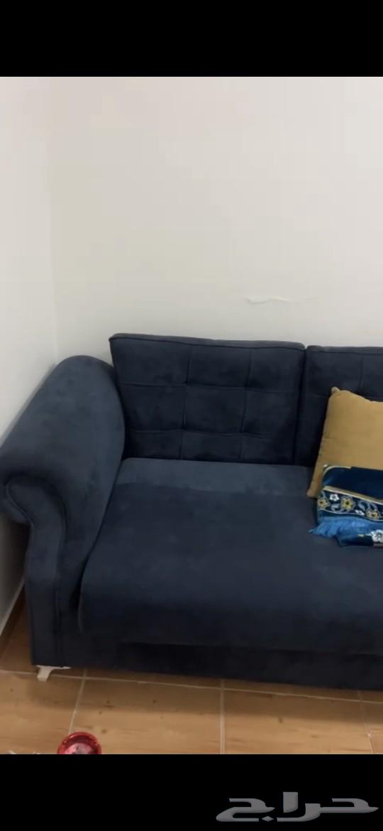 سرير نفرين بالطراحة الطبية  وكنب حرف L جديدة كلها63674722608898110