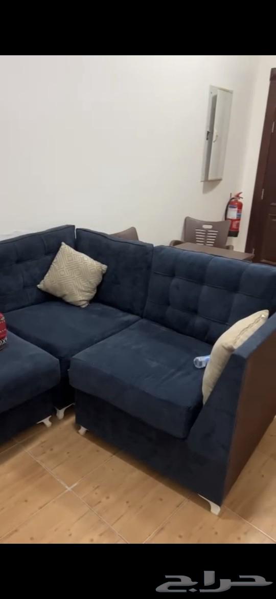 سرير نفرين بالطراحة الطبية  وكنب حرف L جديدة كلها63674722608898111
