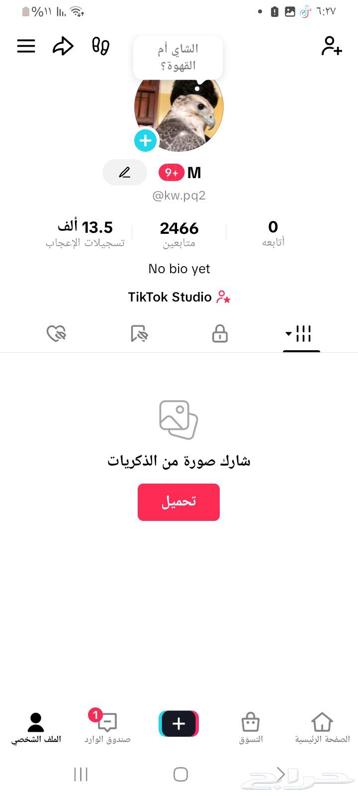 TikTok account for sale63672755481347110
