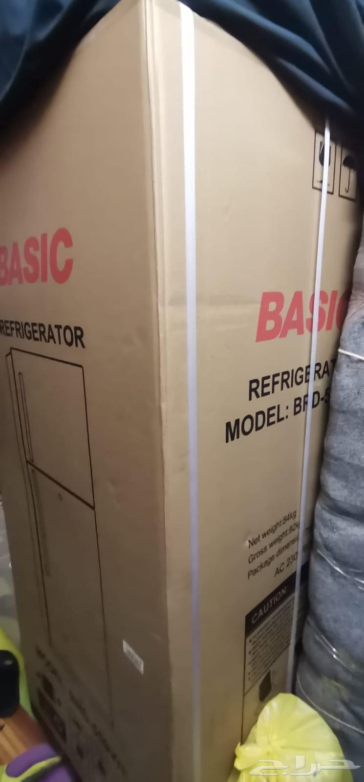ثلاجة BASIC جديدة بالكرتون (موديل BRD-559WE)63670622912259110