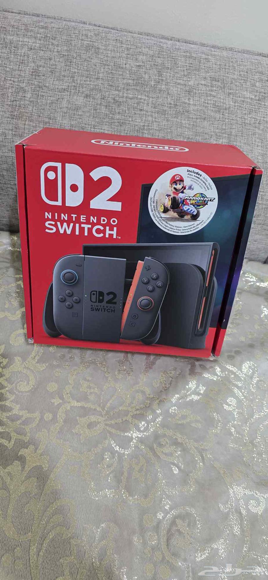 جهاز Nintendo Switch 2 النسخة الأمريكية مع لعبة Mario Kart ب63669462910337111