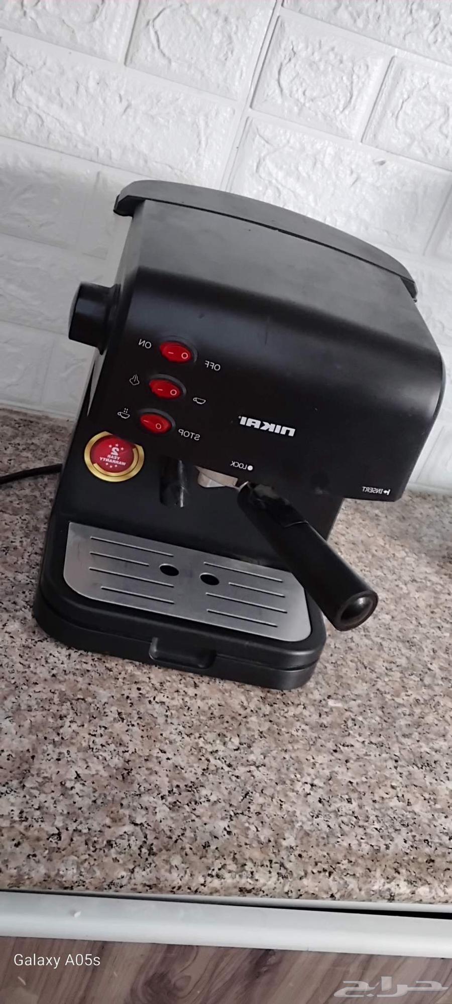 Nespresso capsule espresso machine for sale, 80 riyals, new and clean, no dust63668824345346111