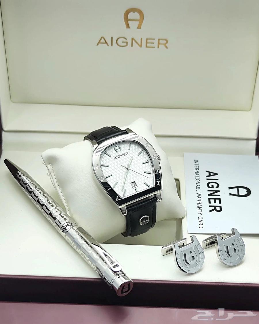 Aigner Watch Set with Pen and Cufflinks63698995231491114