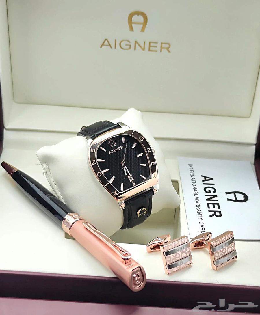 Aigner Watch Set with Pen and Cufflinks63698995231491110