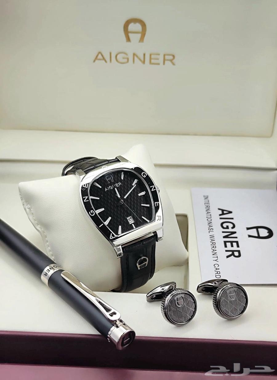 Aigner Watch Set with Pen and Cufflinks63698995231491111