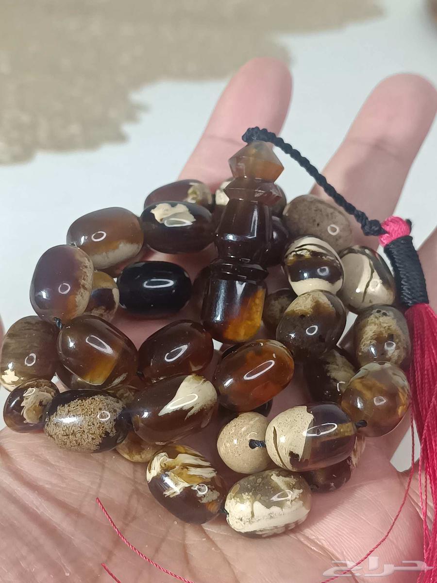 سبحة كهرمان سومطري طبيعي شجري بالكامل63680729473155111