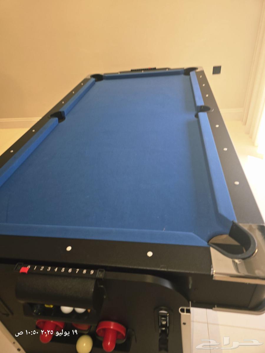 Billiard table, hockey, and 3-in-1 table tennis for sale, almost new63679337322242111