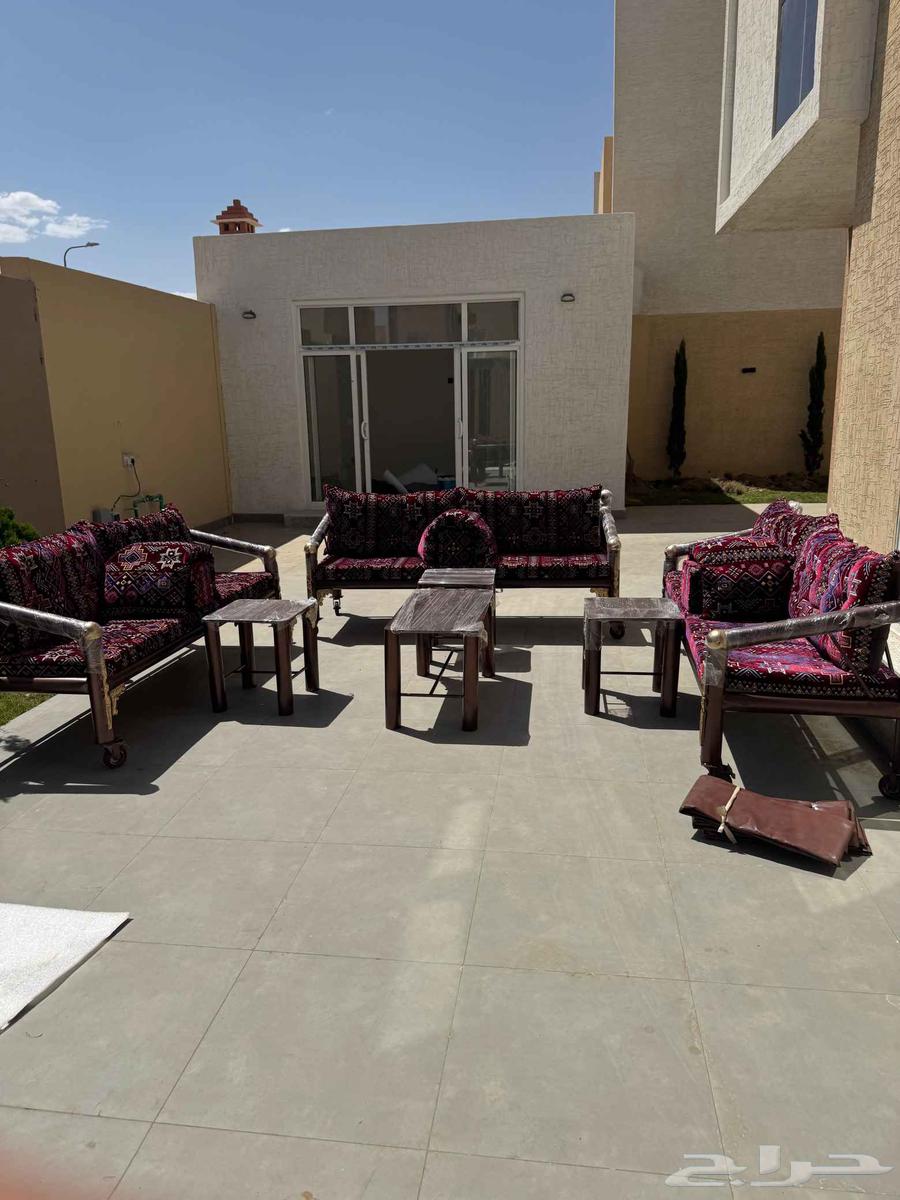 كراسي حديد مرتفعة بكج كامل كراسي خارجية63680010135169111