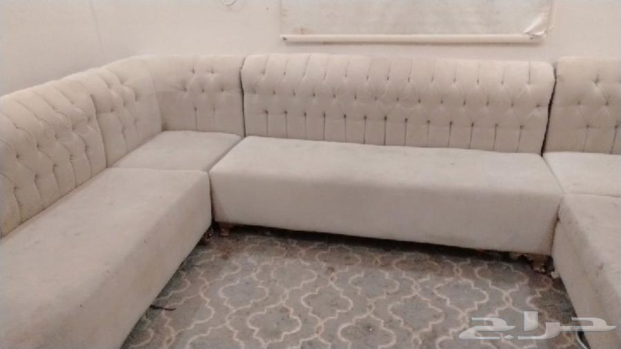 كنب 8 قطع مستعمل شبه نظيف رقم التواصل63679831807873110